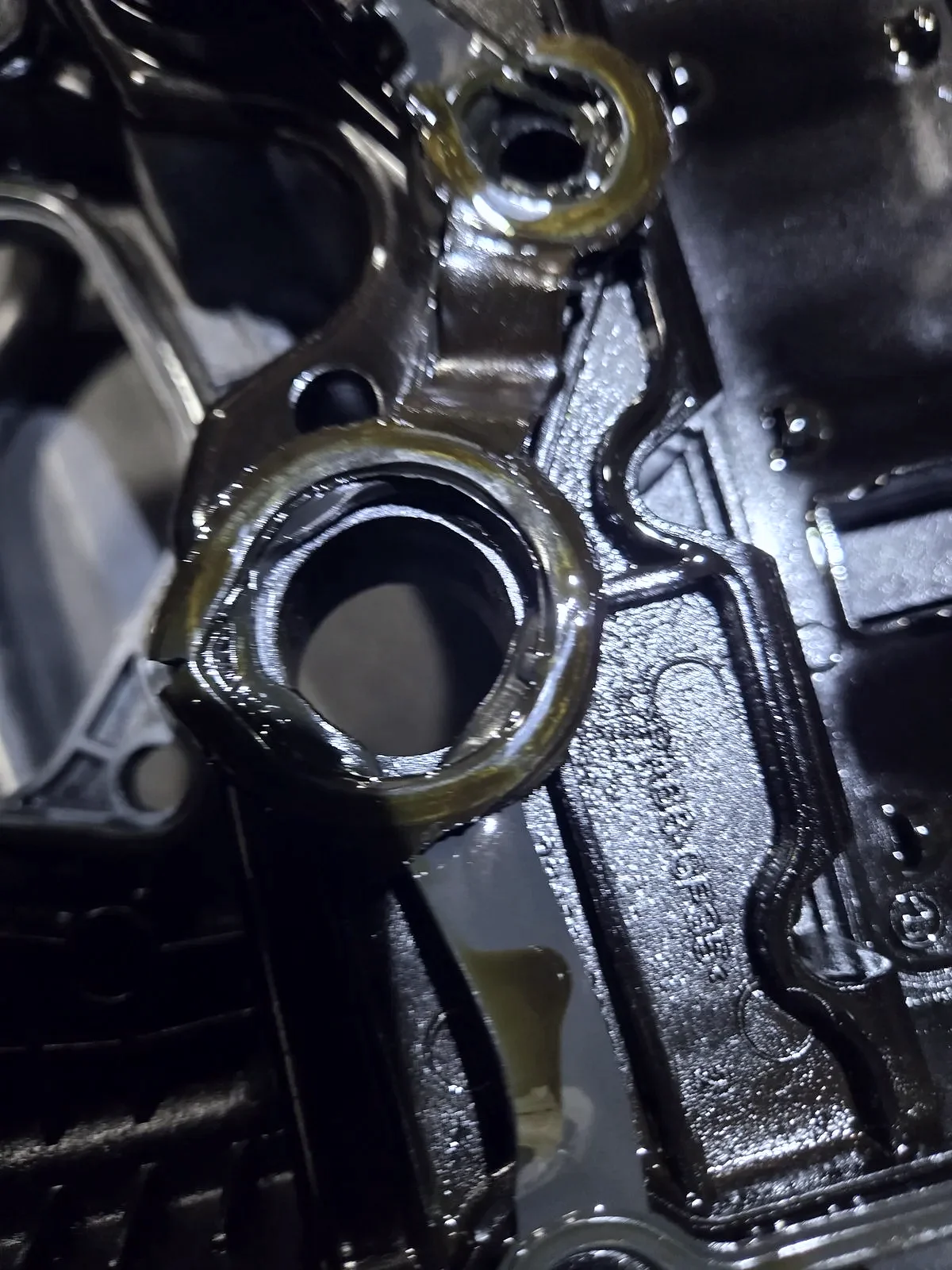 Engine internals during a rebuild in Jerome, Idaho