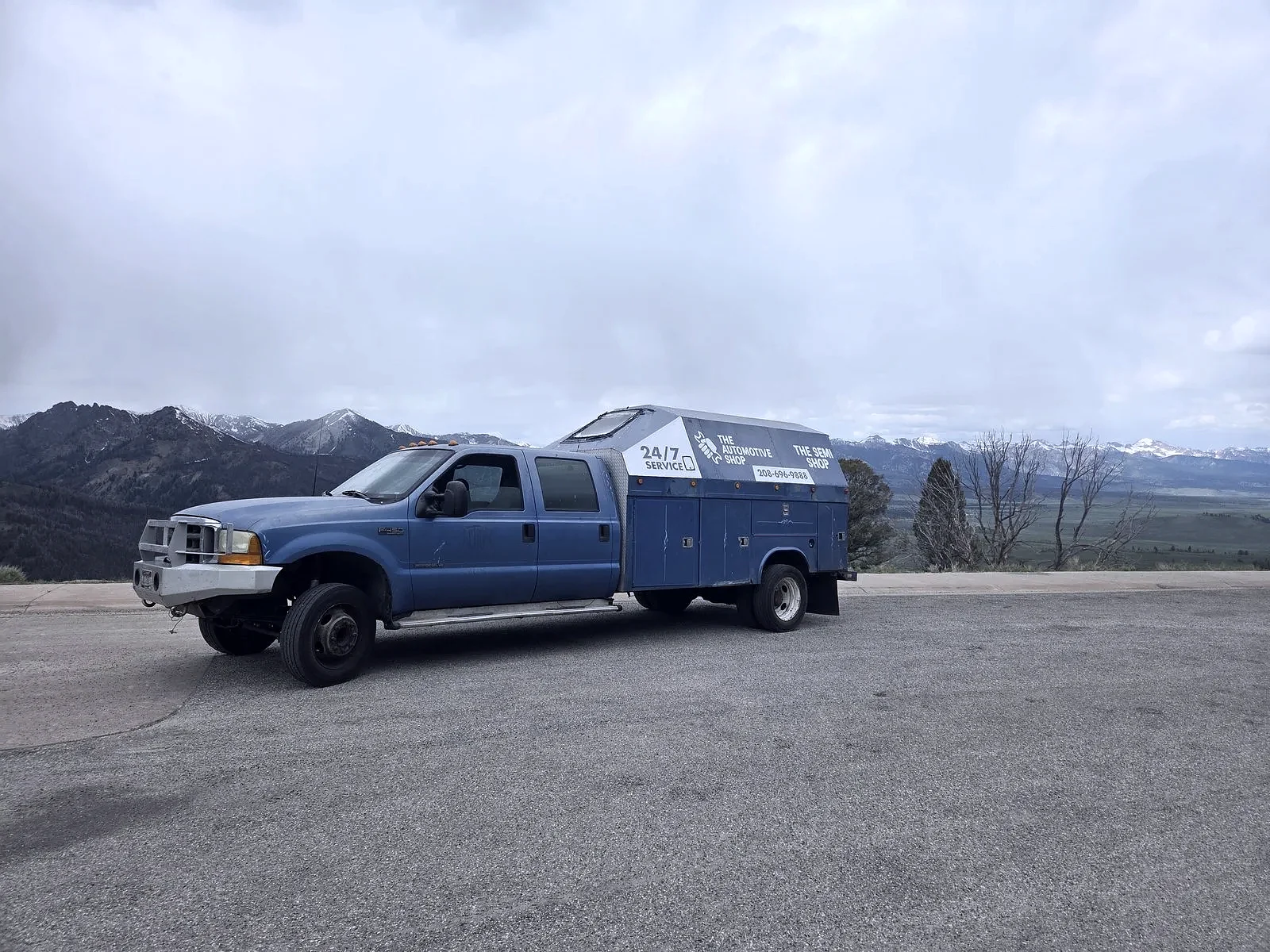 Our mobile service truck near Jerome, Idaho